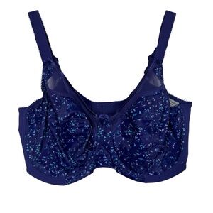 Goddess Bra 38H KAYLA Side Support Floral Print Underwire NEW